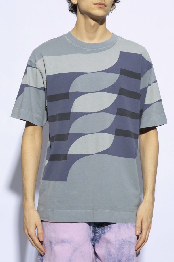 Tシャツ・カットソー DRIES VAN NOTEN Men Polo Shirts 021114 1603975 Grey Dries Van Noten COTTON POLO SHIRT | REVERSIBLE